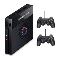 X6S 4K Hd Tv Game Console With Wired Handle - 128G Double Battle For Psp / N64 3D Arcade