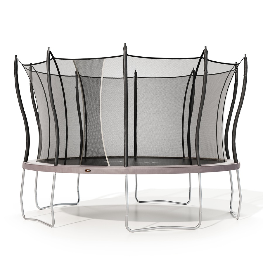 VULY Flare Large 13ft Trampoline for Kids with Safety Enclosure - Recreational Round Trampolines with AntiRust Coating