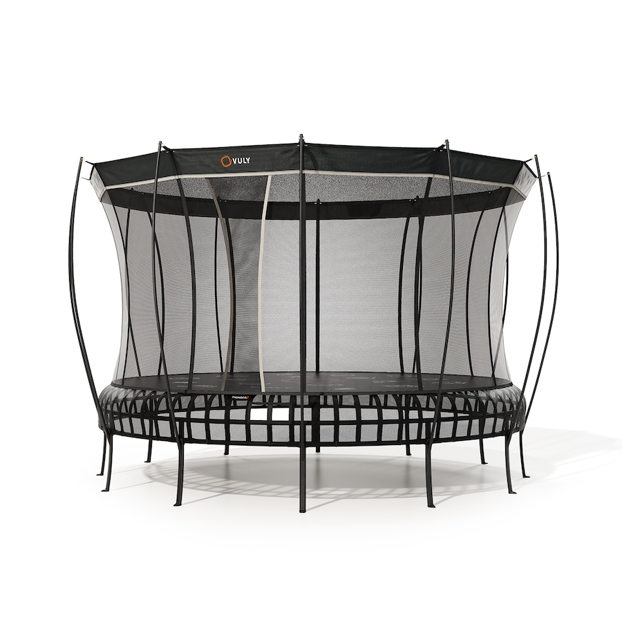 VULY Thunder 2 Extra Large 15ft Springless Trampoline with Enclosure - Round Kids Trampolines With Shade Cover Pro