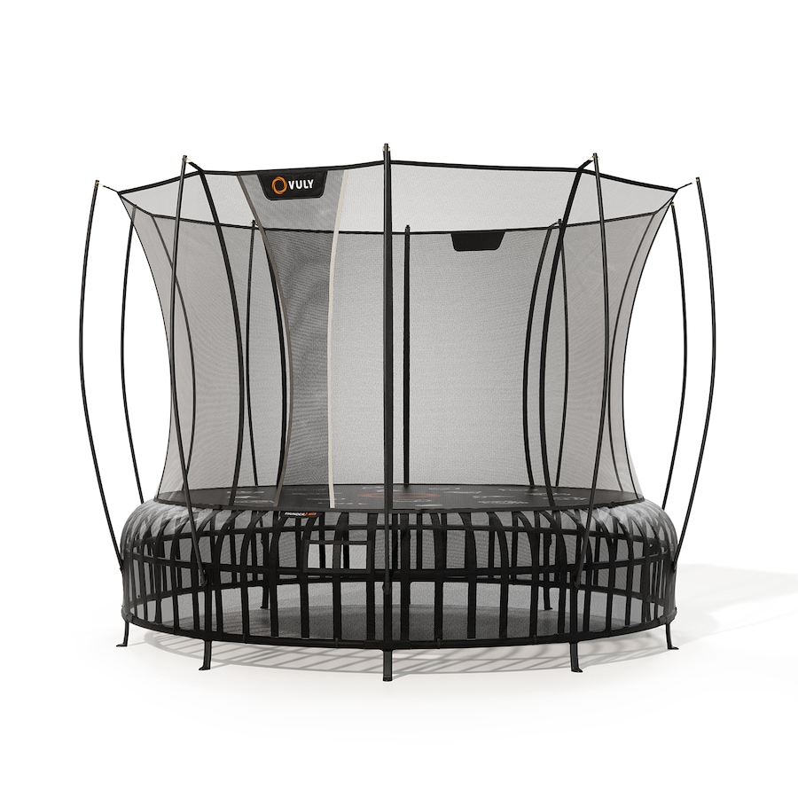VULY Thunder 2 Pro Large 14ft Springless Trampoline with Enclosure - Round Kids Trampolines