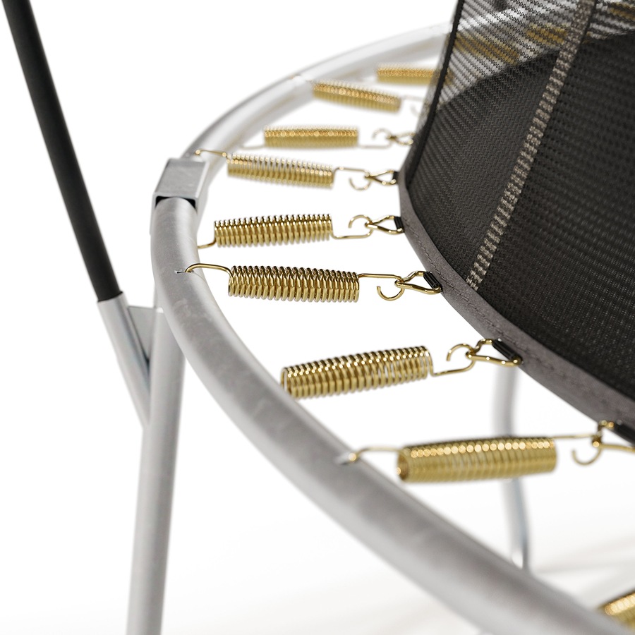 VULY Ultra 2 Medium 11ft Trampoline with Enclosure - Round Kids Trampolines Bundle With Shade Cover & Basketball Hoop