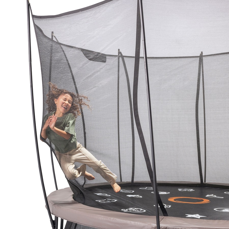 VULY Ultra 2 Pro Extra Large 16ft Trampoline with Enclosure - Round Kids Trampolines Bundle With Tent Wall and Shade Cover