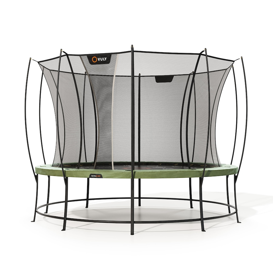 VULY Ultra 2 Pro Large 14ft Trampoline with Enclosure - Round Kids Trampolines
