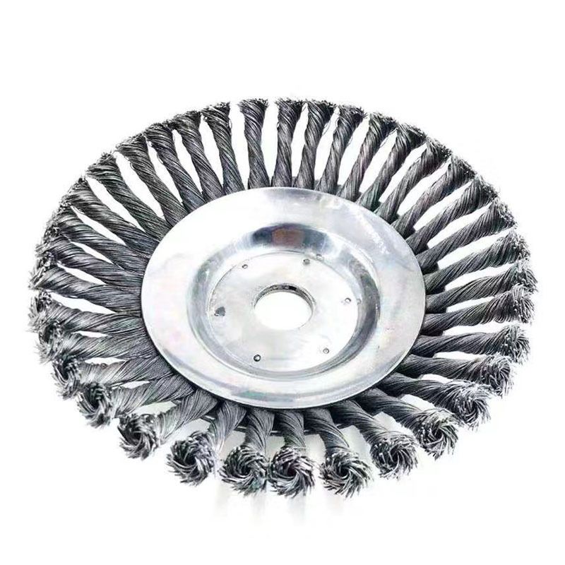 8 Inch Steel Wire Brush Cutter Head Weed Trimmer Replacement Cutting Tool Heavy