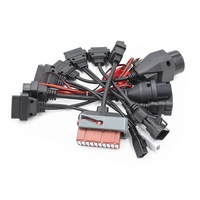 8pcs Car Cables Set with 30 20 38 3 2 Pin OBD II 2 Diagnostic Tools for PSA Audi BMW OPEL FIAT