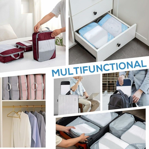Buy Compression Packing Cubes, 7 Set Packing Cubes for Travel ...