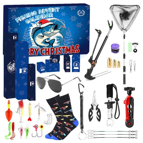 Buy Fishing Advent Calendar for Men Women Teen Boys 2025 Fishing Tools