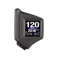 Head Up Display, car HUD P8, OBDII and GPS Dual System