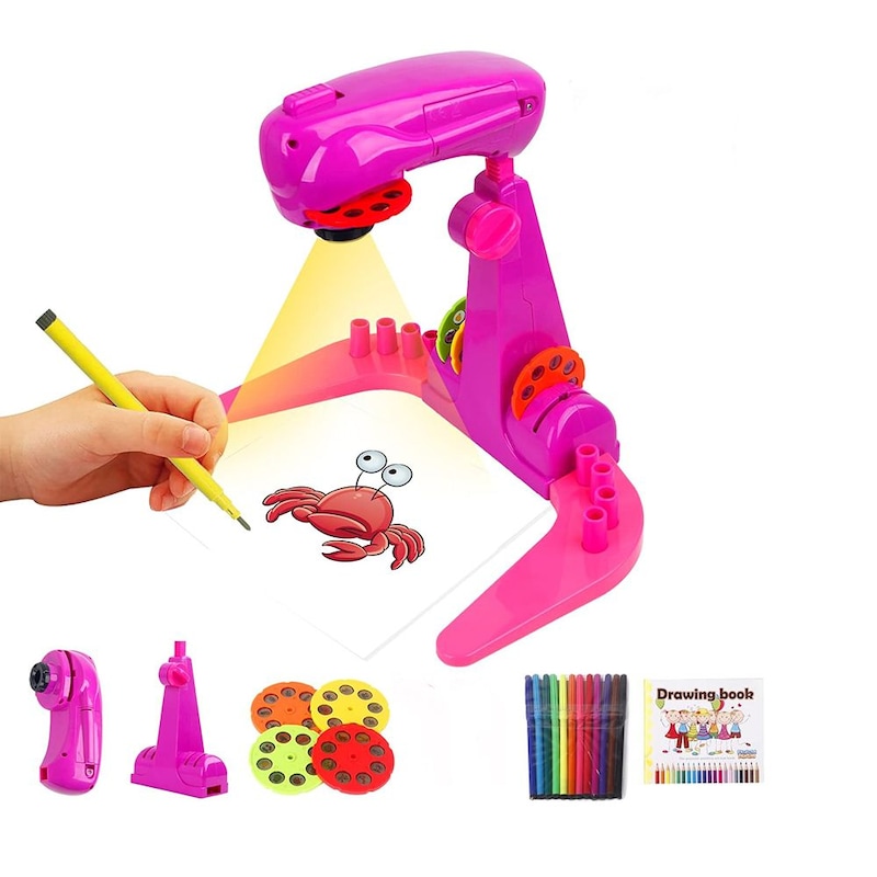 Buy kids projection drawing sketcher smart drawing projector toy kid
