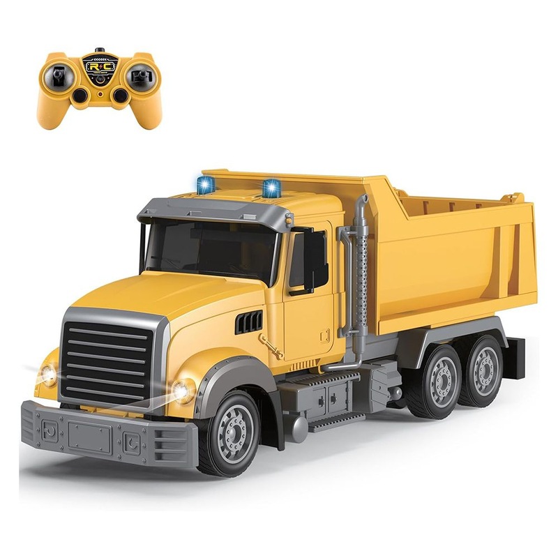 VEVOR RC Dump Truck Toy, 10-Channel 1:14 Scale, Remote Control