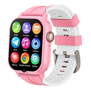 Smart Cell Phone Watch for Boys Girls with Call SOS Games Alarm Camera Music Calculator School Mode Children Touch Screen Watches for Kids (Pink)