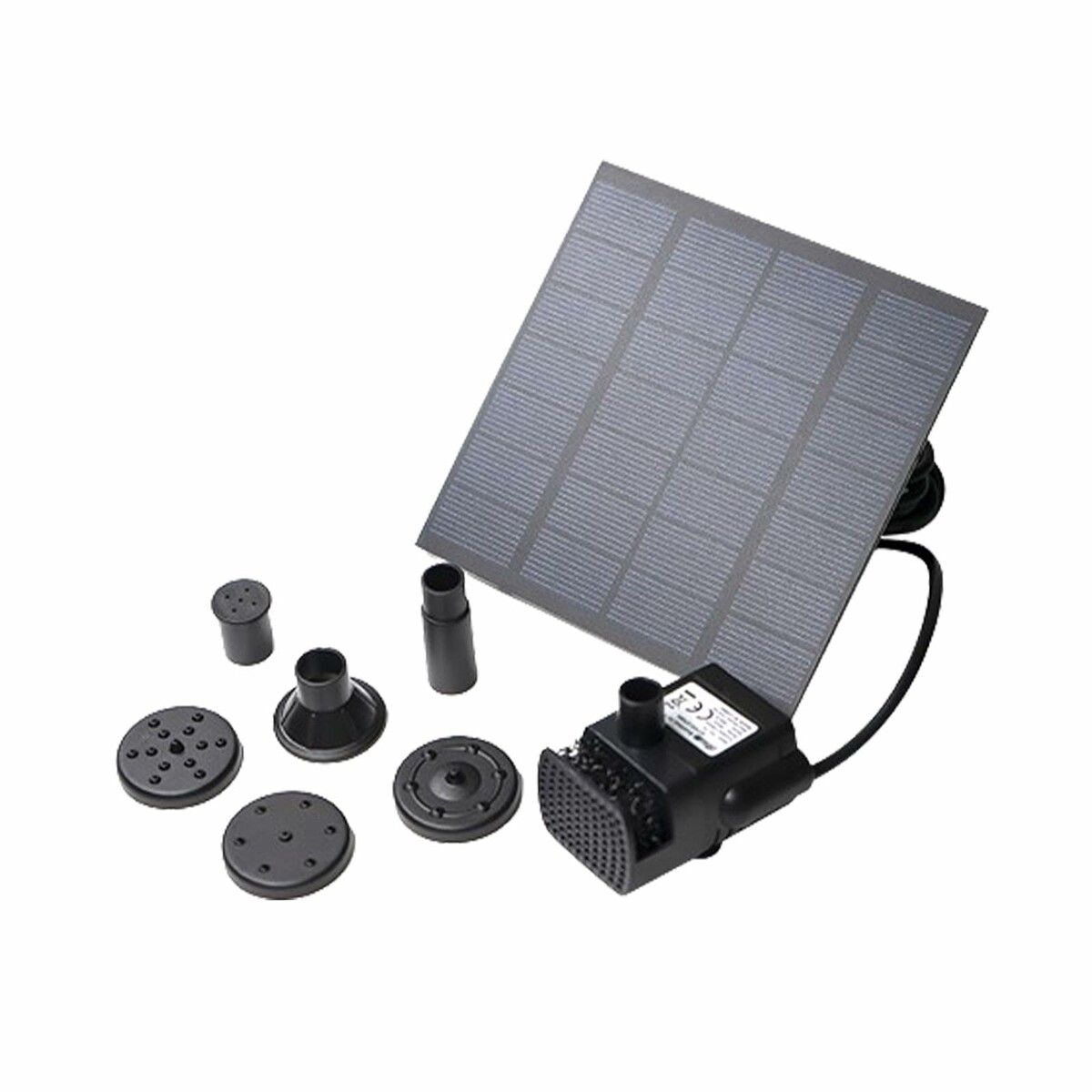 Water Pump Solar Powered Fountain Bird Bath Kit Fish Tank