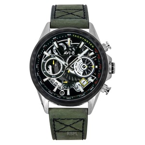 AVI-8 Hawker Harrier Matador Chronograph Tachymeter Viper Green Dial Quartz AV-4125-04 Men's Watch