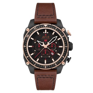 AVI-8 Hawker Hunter Atlas Chronograph Jade Black Dial AV-4100-09 50M Mens Watch