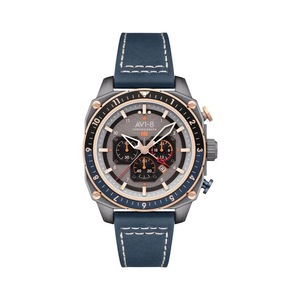 AVI-8 Hawker Hunter Atlas Dual Time Chronograph Charcoal Grey Dial Mens Watch