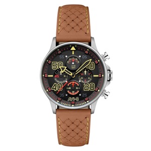 AVI-8 Hawker Typhoon Coningham Chronograph Baldwin Leather Strap Black Dial Quartz AV-4093-0B Men's Watch