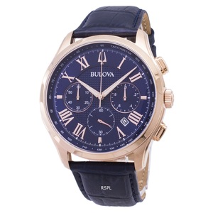 Bulova Classic 97B170 Chronograph Tachymeter Luminous Hands Quartz Mens Watch