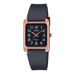 Casio Analog Blue Resin Strap Rectangle Shape Dial MTP-B175-5BV 50M Mens Watch