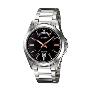 Casio Analog Quartz Luminous Hands Stainless Steel MTP-1370D-1A2V 50M Mens Watch