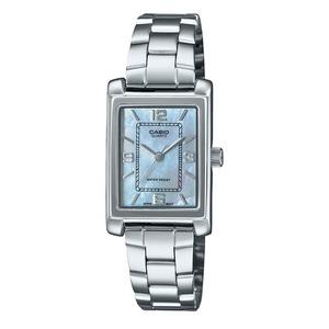 Casio Analog Stainless Steel Mother Of Pearl Dial LTP-1234DS-2A Ladies Watch