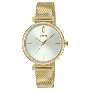 Casio Analog White Dial Quartz LTP-2024VMG-7C Ladies Watch With Bangle Set