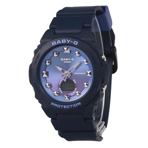 Casio Baby-G Analog-Digital World Time Quartz BGA-320-2A1 100M Ladies Watch