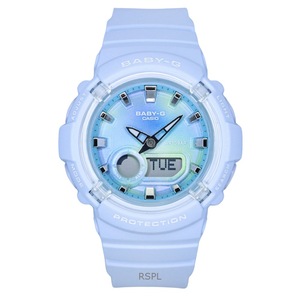 Casio Baby-G Analog Digital World Time Alarm Stopwatch Timer Backlight Blue Dial Quartz BGA-280TD-2A 100M Ladies Women's Watch