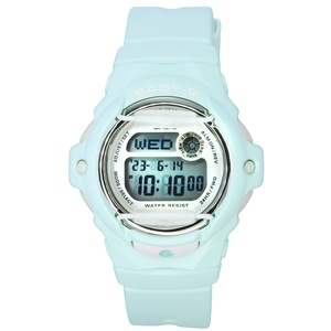 Casio Baby-G Digital Pastel Green Resin Strap Quartz BG-169U-3 200M Ladies Watch