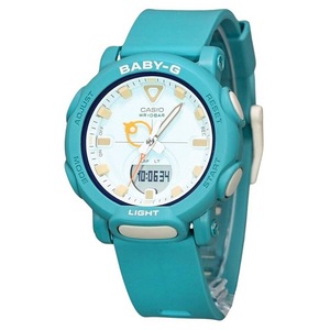 Casio Baby-G Green Dial Alarm Backlight Quartz BGA-310RP-3A 100M Ladies Watch