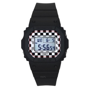 Casio Baby-G Skater Fashion Digital Black Resin BGD-565GS-1 100M Ladies Watch