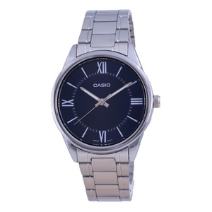Casio Blue Dial Stainless Steel Analog Luminous Hands MTP-V005D-2B5 Mens Watch