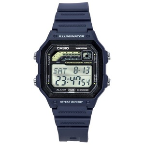Casio Digital Alarm Chrono Countdown Timer Illuminator WS1600H2A 100M Mens Watch