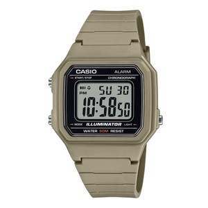 Casio Digital Alarm Chronograph Illuminator Backlight W-217H-5AV 50M Mens Watch