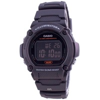 Casio Digital Alarm Chronograph Illuminator Stopwatch W-219H-8B 50M Mens Watch