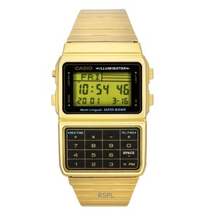 Casio Digital Databank Multi-Lingual Stainless Steel DBC-611G-1DF Mens Watch