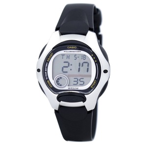 Casio Digital Sports Alarm Illuminator Stopwatch Black LW-200-1AVDF Ladies Watch