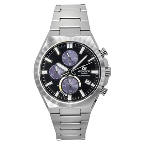 Casio EDIFICE Analog Chronograph Black Dial Solar EQS-950D-1A 100M Mens Watch