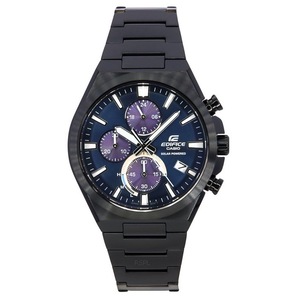 Casio EDIFICE Analog Chronograph Blue Dial Solar EQS-950DC-2A 100M Mens Watch