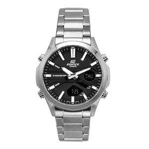 Casio EDIFICE Analog-Digital Alarm World Time Timer EFV-C120D-1A 100M Mens Watch