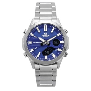 Casio EDIFICE Analog-Digital Alarm World Time Timer EFV-C120D-2A 100M Mens Watch