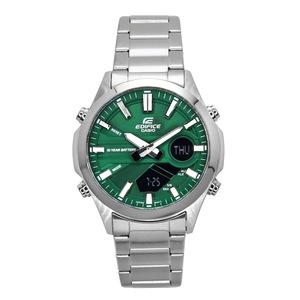 Casio EDIFICE Analog-Digital Alarm World Time Timer EFV-C120D-3A 100M Mens Watch
