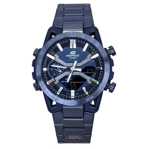 Casio Edifice Analog Digital Cool Blue Edition Smartphone Link Blue Dial Solar ECB-2000CB-2 100M Men's Watch