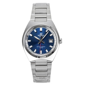 Casio Edifice Analog Stainless Steel Blue Dial Quartz EFB-109D-2AV 100M Men's Watch