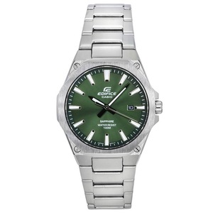 Casio EDIFICE Analog Stainless Steel Green Dial EFR-S108D-3A 100M Mens Watch
