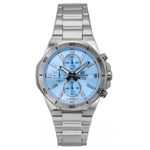 Casio EDIFICE Chronograph Stainless Steel Blue Dial EFV-640D-2BV 100M Mens Watch