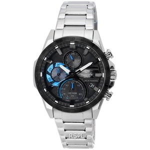Casio EDIFICE Chronograph Stopwatch Analog Solar EQS-940DB-1B 100M Mens Watch
