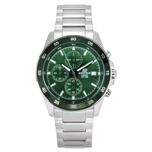 Casio EDIFICE Chronograph Stopwatch Green Dial Quartz EFR526D-3A 100M Mens Watch
