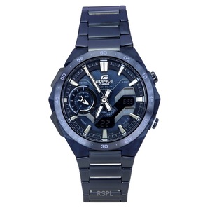 Casio Edifice Windflow Analog Digital Cool Blue Edition Smartphone Link Blue Dial Solar ECB-2200CB-2 100M Men's Watch