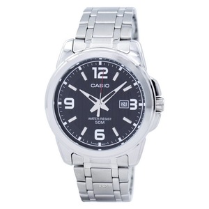 Casio Enticer Analog Stainless Steel Luminous Hands MTP1314D1AVDF 50M Mens Watch
