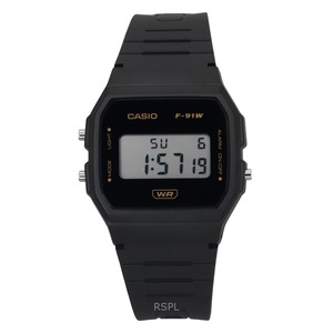 Casio F-91 Digital Gray Bio Based Resin Strap Quartz F-91WB-8A WR Unisex Watch